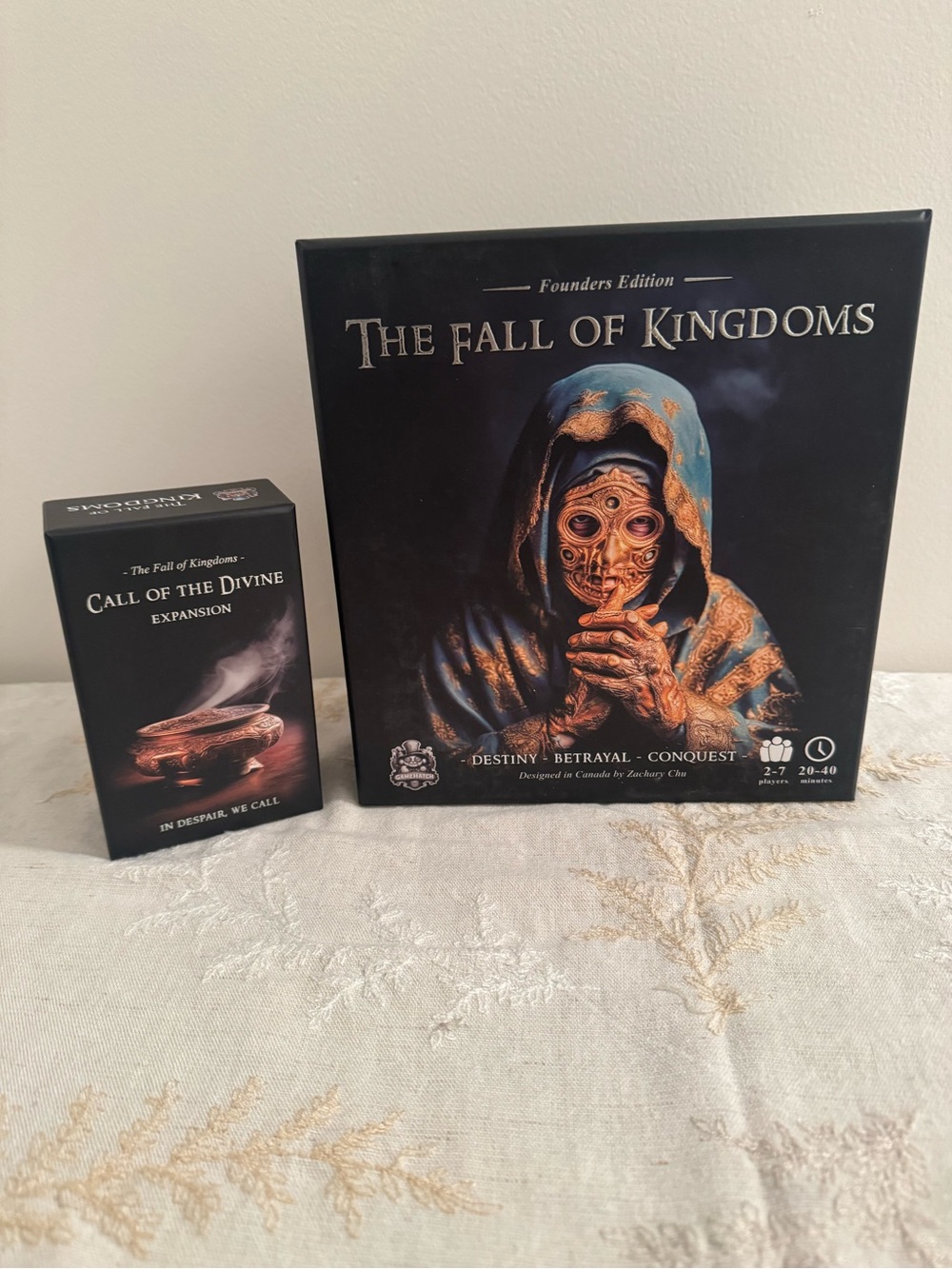 The Fall of Kingdoms Board Game - Founders Edition - Kickstarter - + expansions